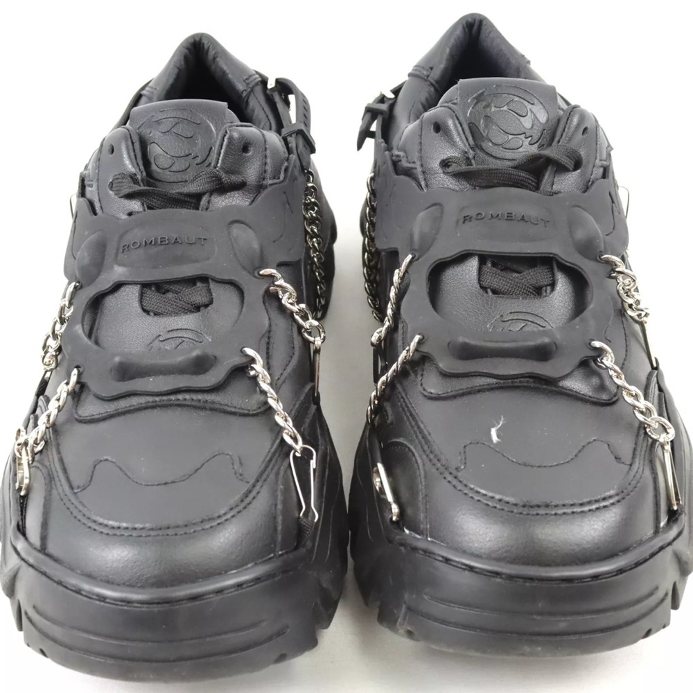 Rombaut Boccaccio II Harness Beyond Leather Sneakers in Black -Womens EU Size 41